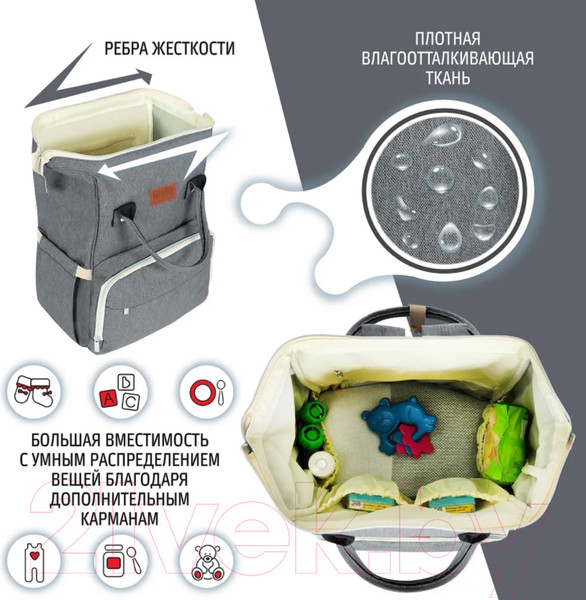 Изображение товара Рюкзак Nuovita CapCap Classic (серый)