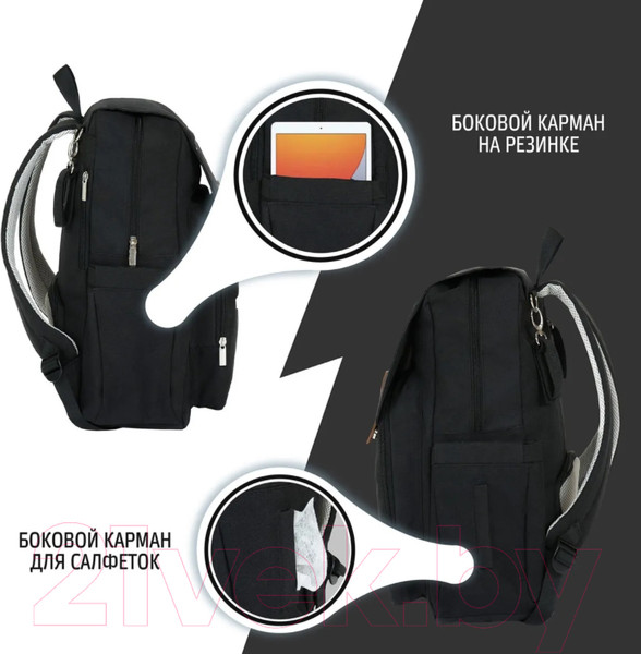 Изображение товара Рюкзак Nuovita CapCap Hipster (черный)