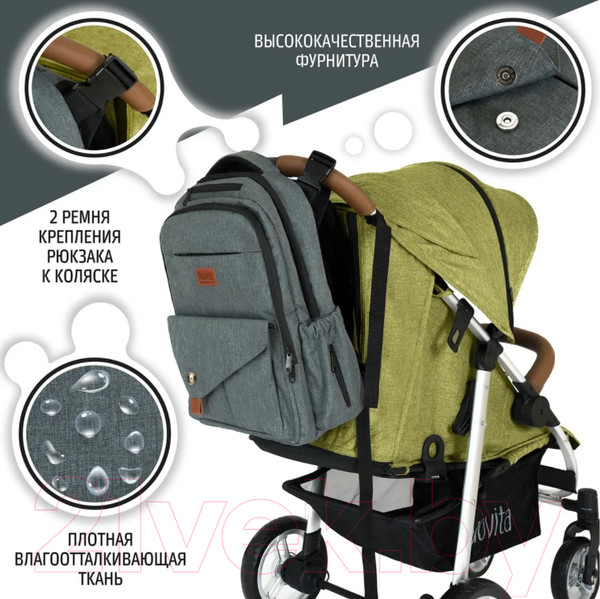 Изображение товара Рюкзак Nuovita CapCap Tour (серый)