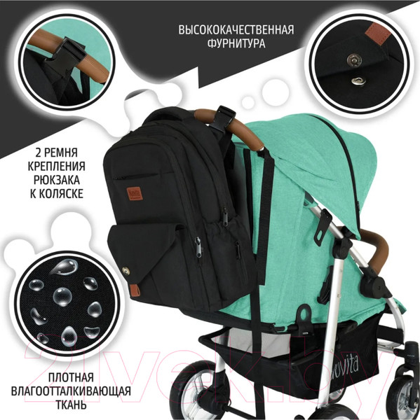 Изображение товара Рюкзак Nuovita CapCap Tour (черный)