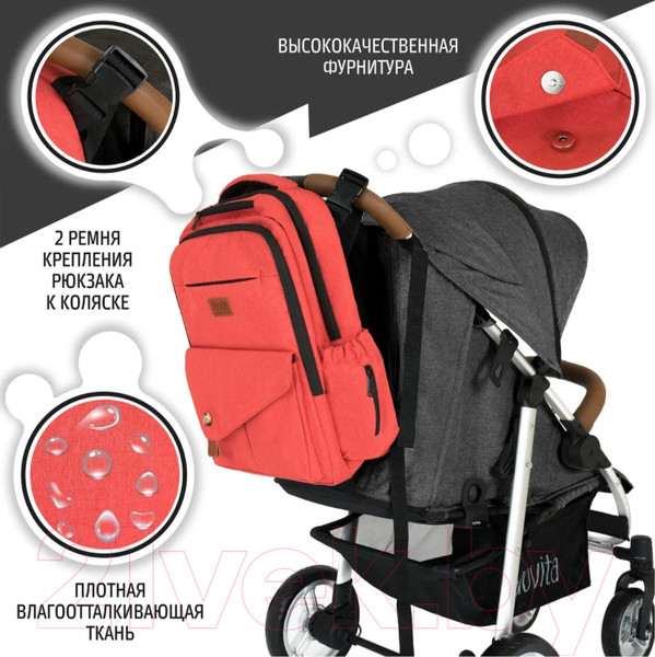 Изображение товара Рюкзак Nuovita CapCap Tour (красный)