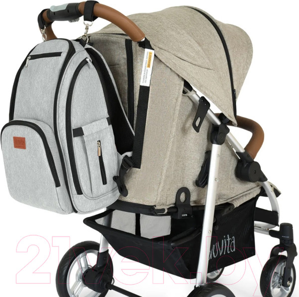 Изображение товара Рюкзак Nuovita CapCap Via (светло-серый)