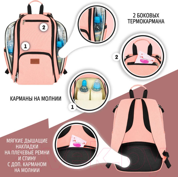 Изображение товара Рюкзак Nuovita CapCap Via (розовый)