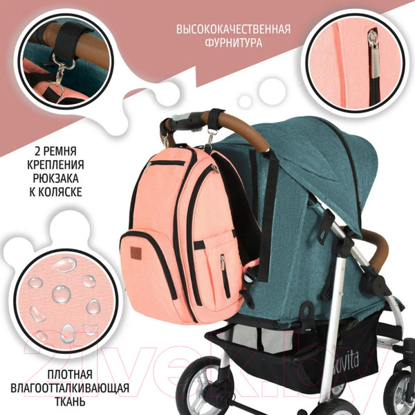 Изображение товара Рюкзак Nuovita CapCap Via (розовый)