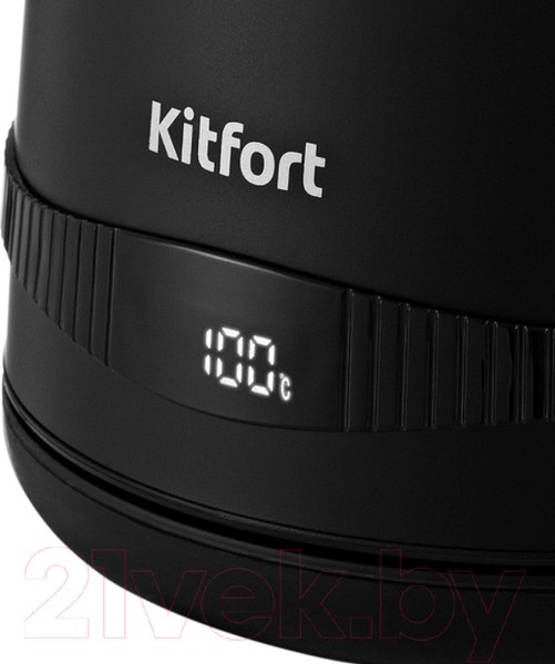 Изображение товара Электрочайник Kitfort КТ-6121-1 (черный)