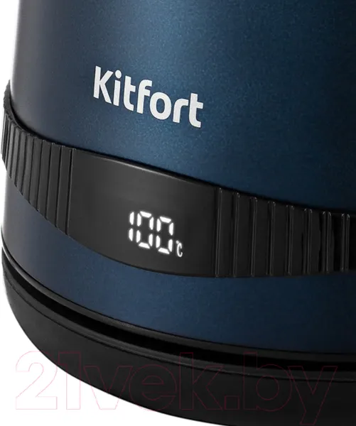 Изображение товара Электрочайник Kitfort KT-6121-3 (синий)
