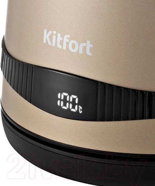 Изображение товара Электрочайник Kitfort KT-6121-4 (бежевый)