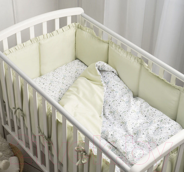 Изображение товара Комплект постельный для малышей Perina Lovely Dream / ЛД3-02.2 (3 предмета, Dino)