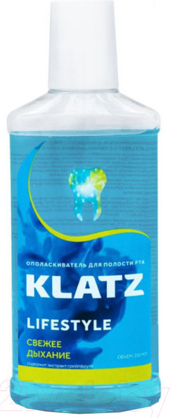 Изображение товара Ополаскиватель для полости рта Klatz Lifestyle Свежее дыхание (250мл)