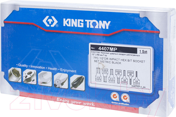 Изображение товара Набор бит King TONY 4407MP
