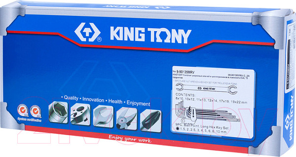 Изображение товара Набор ключей King TONY 9-90135MRV