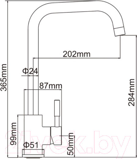 Изображение товара Мойка кухонная со смесителем БелЭворс Forma L + смеситель W4998-4 + дозатор L405-1 (черный)