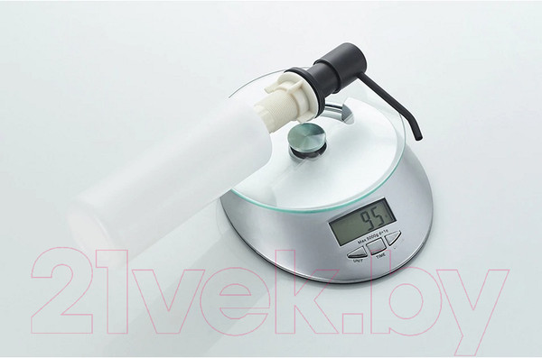 Изображение товара Мойка кухонная со смесителем БелЭворс Rondo L + смеситель W4998-3-22 + дозатор L405F (черный)