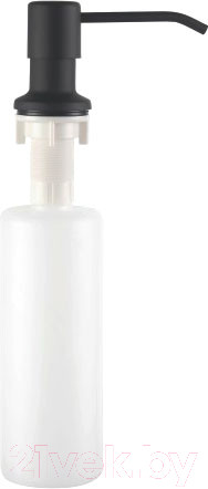 Изображение товара Мойка кухонная со смесителем БелЭворс Rondo L + смеситель W4998-3-22 + дозатор L405F (черный)