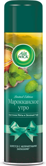 Изображение товара Освежитель воздуха Air Wick Марокканское утро Листочки мяты и Зеленый чай (290мл)