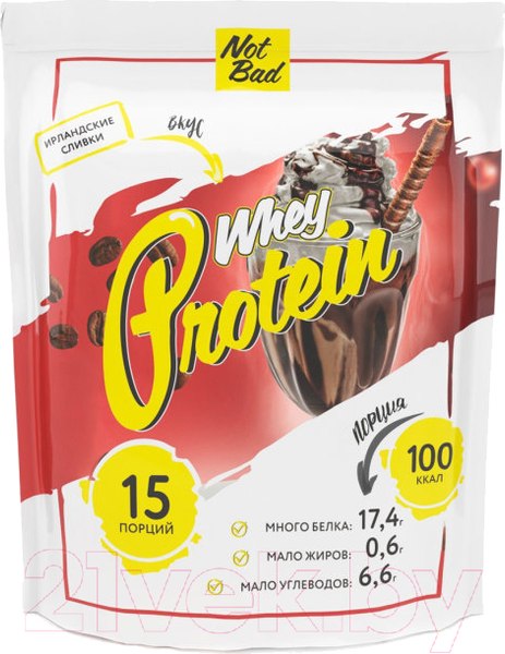 Изображение товара Протеин NotBad Whey Protein (450г, ирландские сливки)
