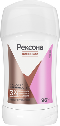 Изображение товара Антиперспирант-стик Rexona Clinical Protection Сухость И Уверенность Box (40мл)