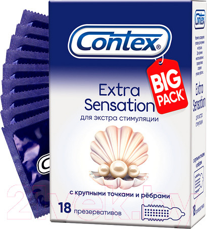 Изображение товара Презервативы Contex Extra Sensation №18