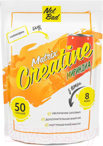 Изображение товара Креатин NotBad Matrix (250г, миринда)