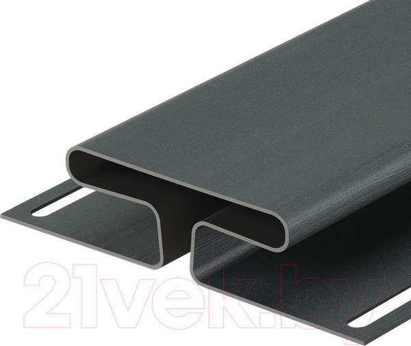 Изображение товара Н-профиль Docke Premium (3м, графит)