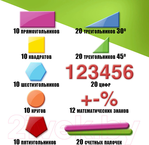 Изображение товара Касса букв/цифр Юнландия Легкий счет / 104751