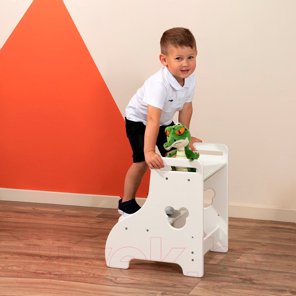 Изображение товара Табурет-подставка Millwood Кат.4.1 33.5x40x50 (белый)