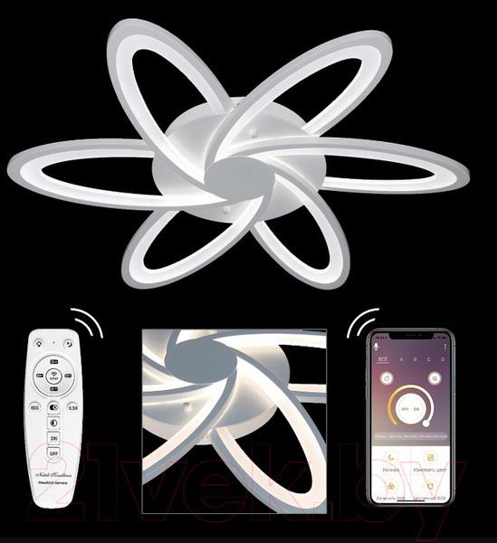 Изображение товара Потолочный светильник Natali Kovaltseva High-Tech Led Lamps 82008 (белый)