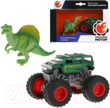 Изображение товара Автомобиль игрушечный Пламенный мотор Монстр трак Мир динозавров / 870531