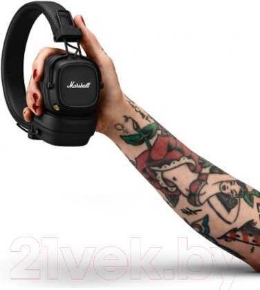 Изображение товара Беспроводные наушники Marshall Major IV Bluetooth (черный)