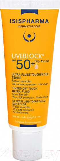 Изображение товара Флюид для лица ISISPHARMA Uveblock SPF 50+ светлый (40мл)