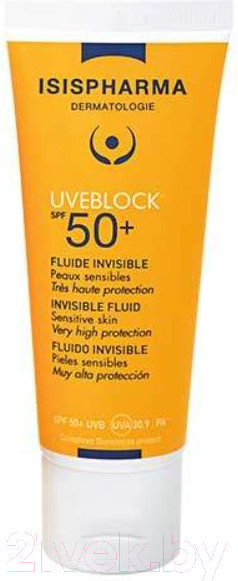 Изображение товара Флюид для лица ISISPHARMA Uveblock Invisible SPF 50+ (40мл)