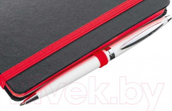 Изображение товара Записная книжка Easy Gifts Rostock / 341105 (черный/красный)