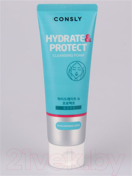Изображение товара Пенка для умывания Consly Hydrate&Protect увлажняющая с гиалуроновой кислотой (120мл)