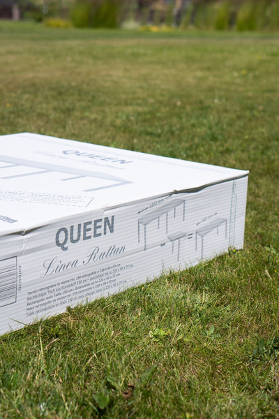 Изображение товара Стол пластиковый Ipae Progarden Queen / QUE012AN (антрацит)