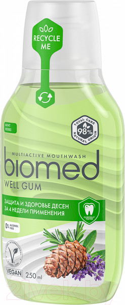 Изображение товара Ополаскиватель для полости рта Biomed Well Gum  (250мл)