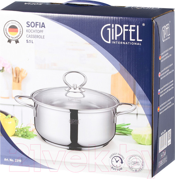 Изображение товара Кастрюля Gipfel Sofia 2319