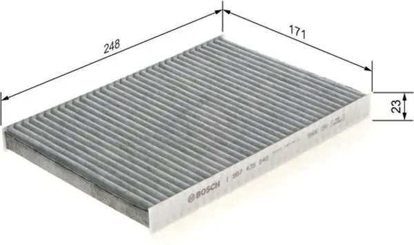 Изображение товара Салонный фильтр Bosch 1987435540