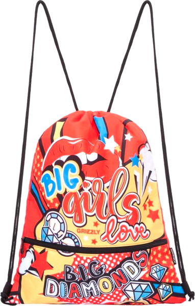 Изображение товара Мешок для обуви Grizzly OM-791-2 (красный)