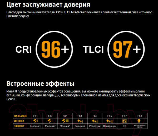 Изображение товара Осветитель студийный Godox ML60 / 28088