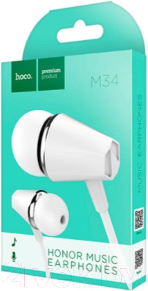 Изображение товара Наушники-гарнитура Hoco M34 (белый)