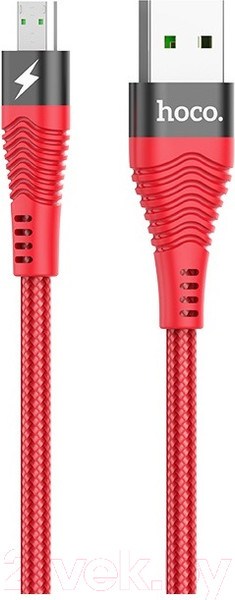 Изображение товара Кабель Hoco USB U53 micro (красный)