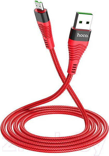 Изображение товара Кабель Hoco USB U53 micro (красный)