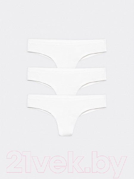 Изображение товара Комплект женских трусов Mark Formelle 412247-3 (р.102, белый-5)