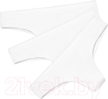 Изображение товара Комплект женских трусов Mark Formelle 412247-3 (р.106, белый-5)