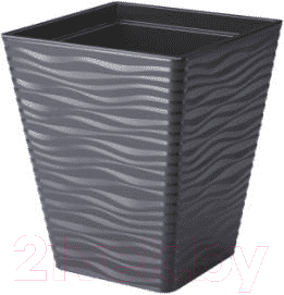 Изображение товара Кашпо Formplastic Sahara Dunes / 3920-014 (антрацит)