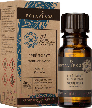 Изображение товара Эфирное масло Botavikos Грейпфрут 100% (10мл)