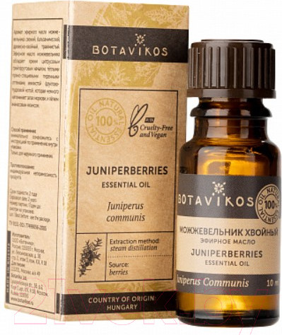 Изображение товара Эфирное масло Botavikos Можжевельник хвойный 100% (10мл)