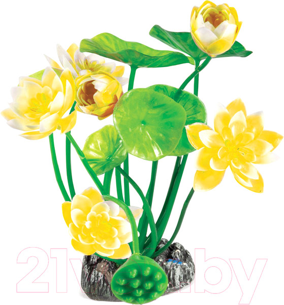 Изображение товара Декорация для аквариума Laguna Нимфея / 74044198 (желтый)