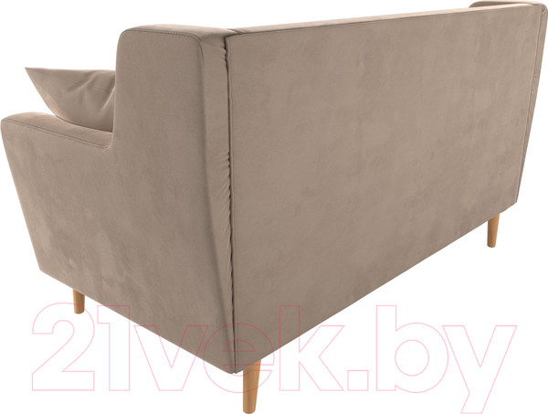 Изображение товара Диван Лига Диванов Брайтон 281 2-х местный / 108914 (велюр, бежевый)