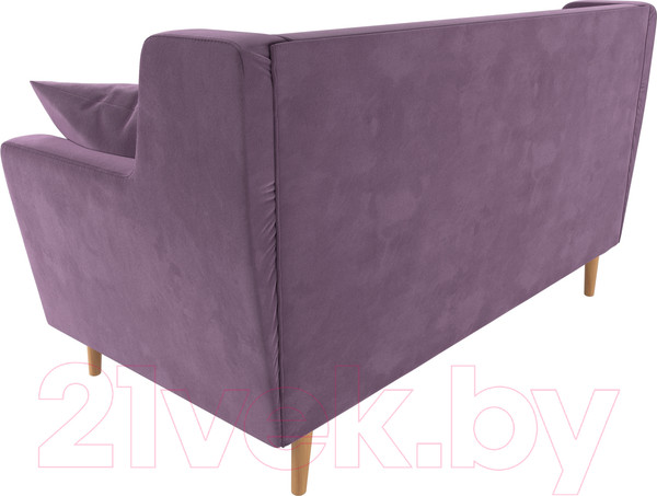 Изображение товара Диван Лига Диванов Брайтон 281 2-х местный / 108927 (микровельвет, сиреневый)
